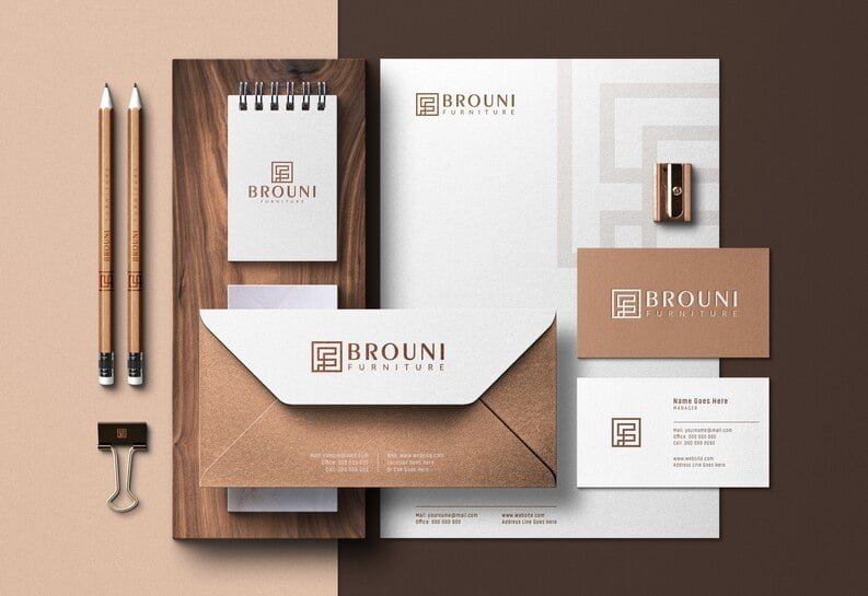 Stationary designing for a business